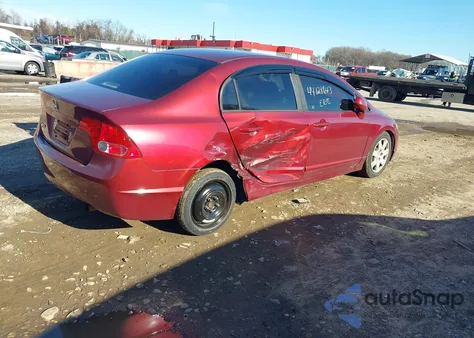 2008 Honda Civic Lx from USA, damaged, VIN 1HGFA16558L051568